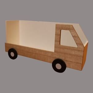 Wooden Truck Shelf Décor by Horizon Group USA • Nursery or Kids Room Storage